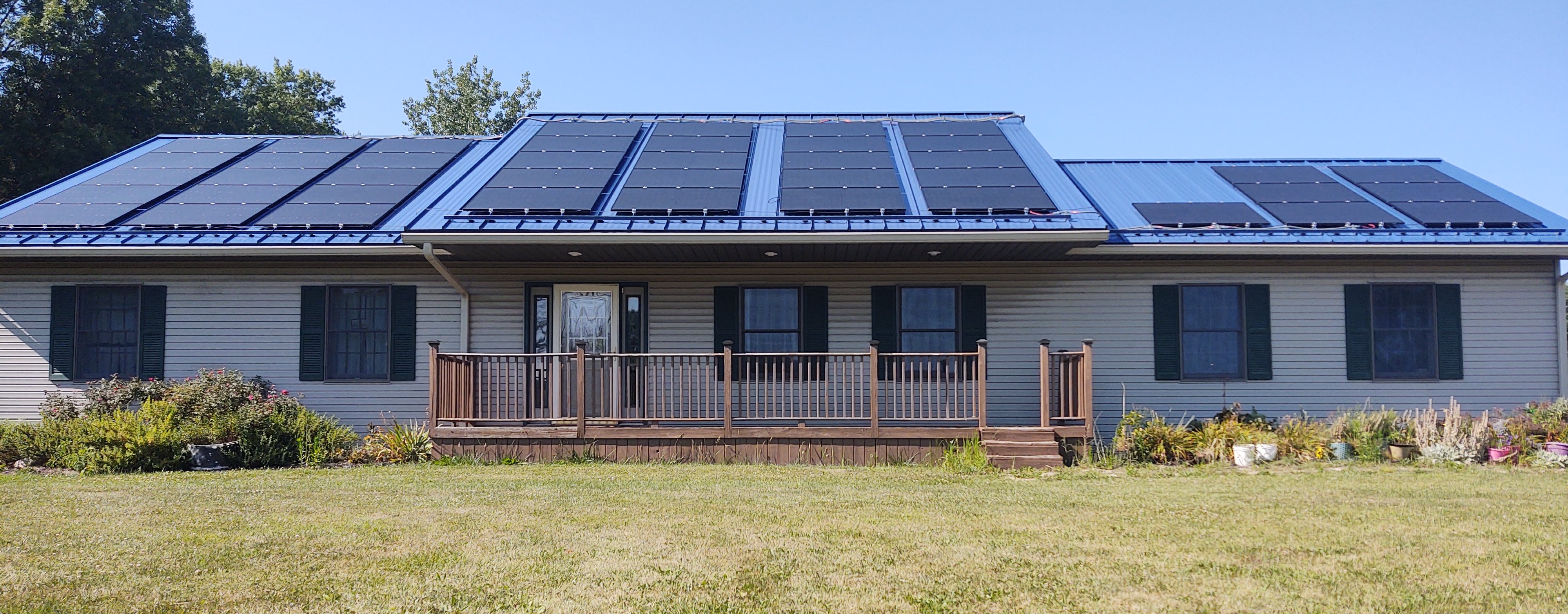 View of Solar Powered Off Grid House | Wattworks